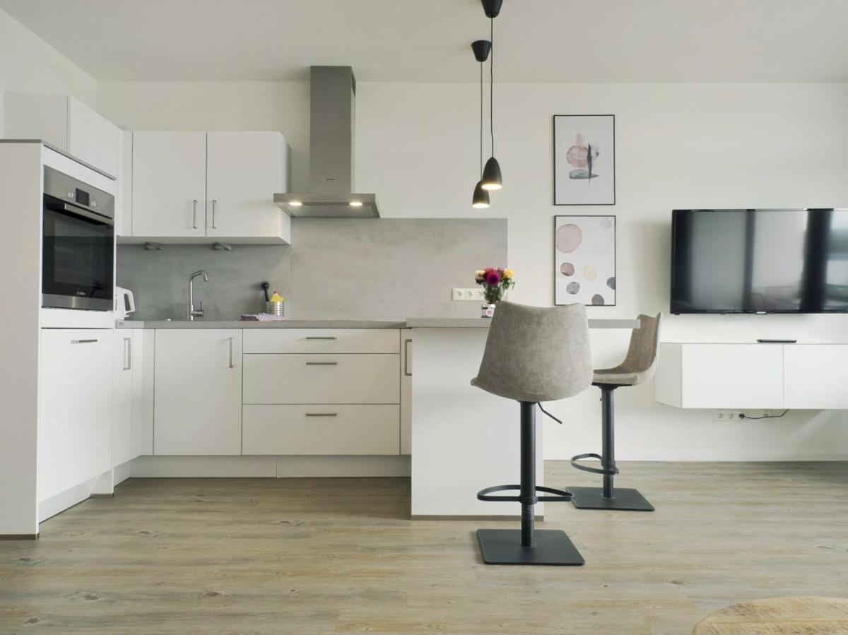 Traumhaftes Strand-Apartment Mit Meerblick Staberdorf ภายนอก รูปภาพ